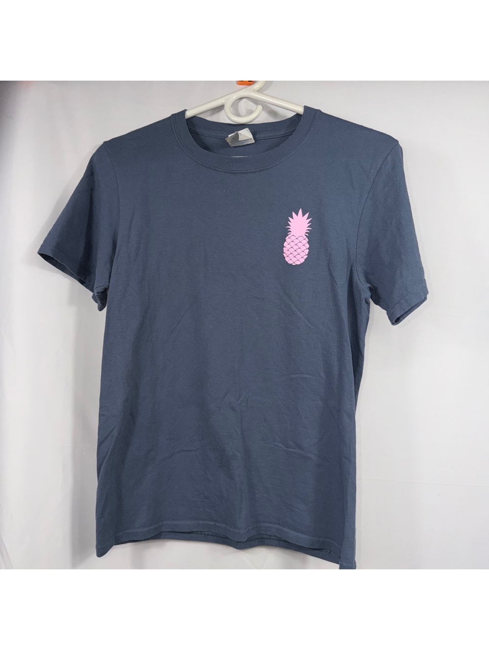 Palmetto Moon Youth L Blue Pink Pineapple Graphic Tee